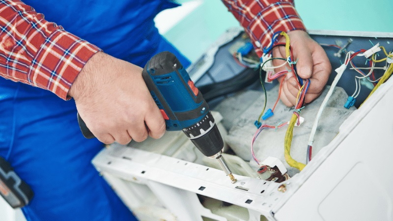 Yenimahalle Simfer Simfer çamaşır makinesi kart tamiri – Su almama arızası orijinal parça ile giderildi. - Teknik servis örneği